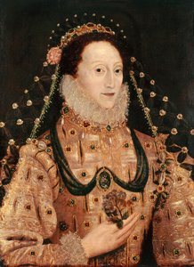 Portræt af Elizabeth I (1533-1603) c.1575-80